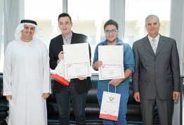 AAU Honors two Students from College of Engineering and Information Technology