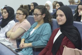 President's meeting with Freshmen Students