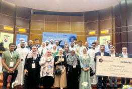 Winning students at IEEE Competition