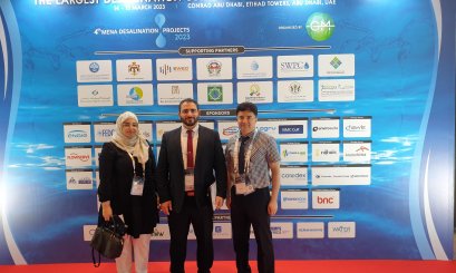 The Civil Engineering faculty members attend the Fourth MENA Desalination Projects Forum